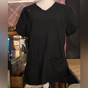 Active USA Black Short Sleeve Top